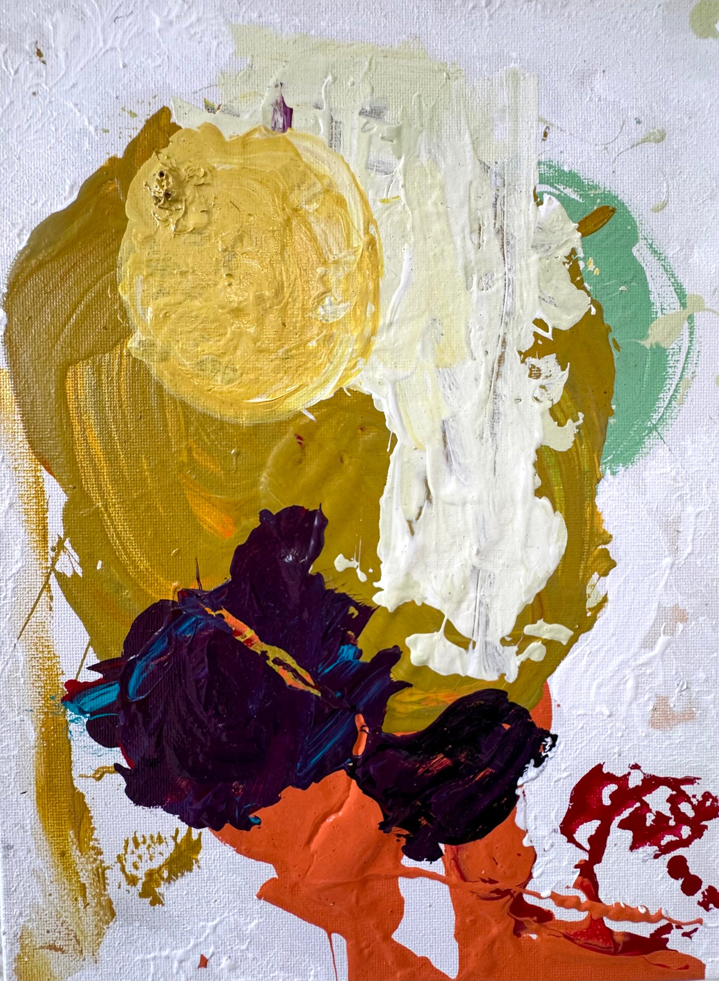 Mixing Plate I - 8x10 by India Solomon