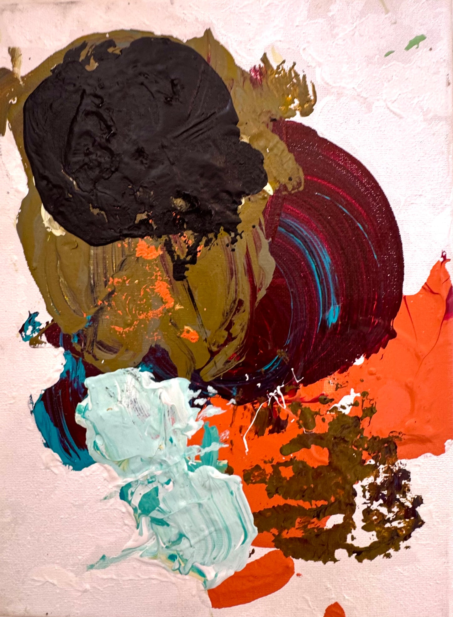 Mixing Plate II - 8 x 10 by India Solomon