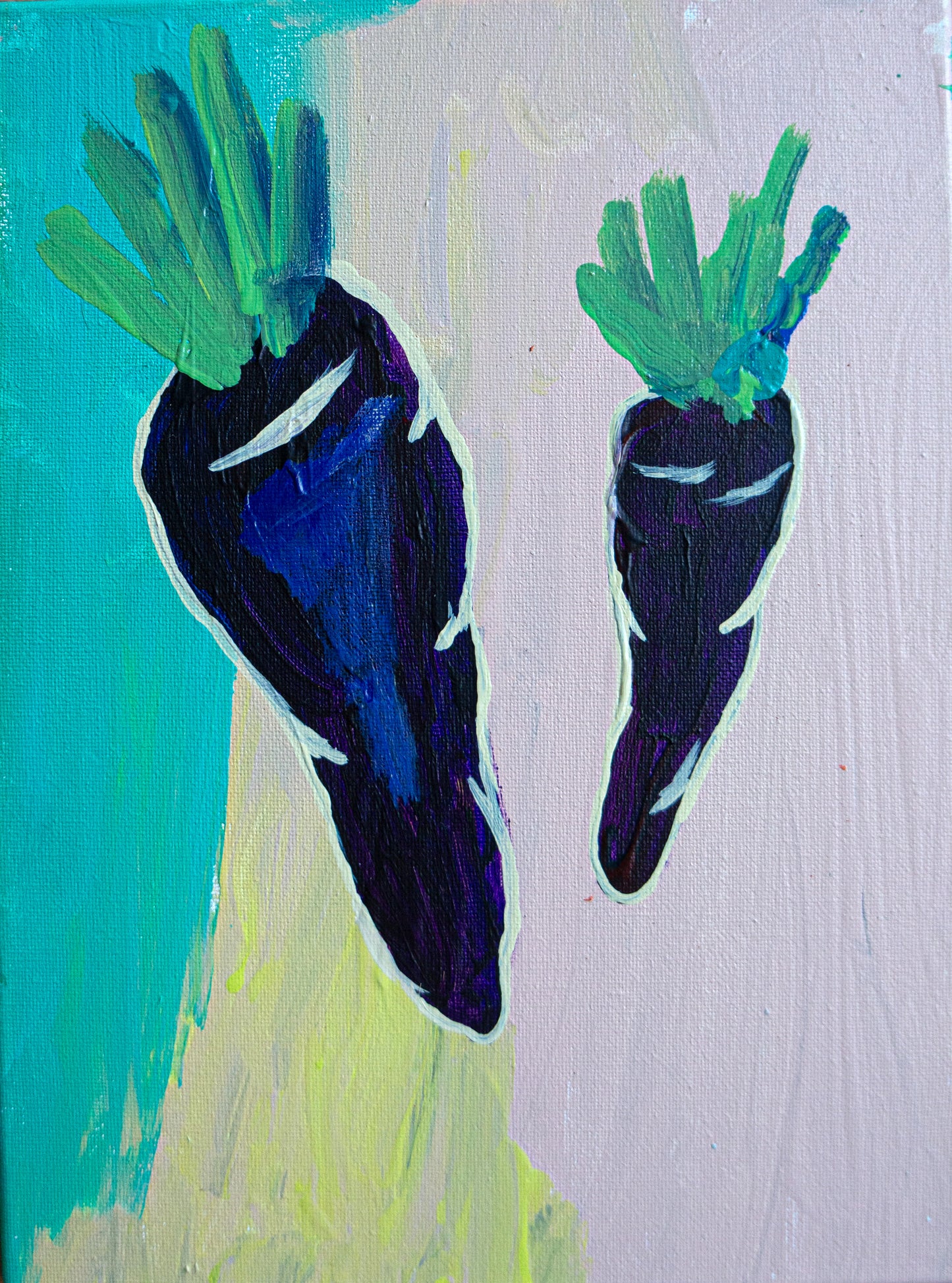 Carrot Study - 8x10 by India Solomon