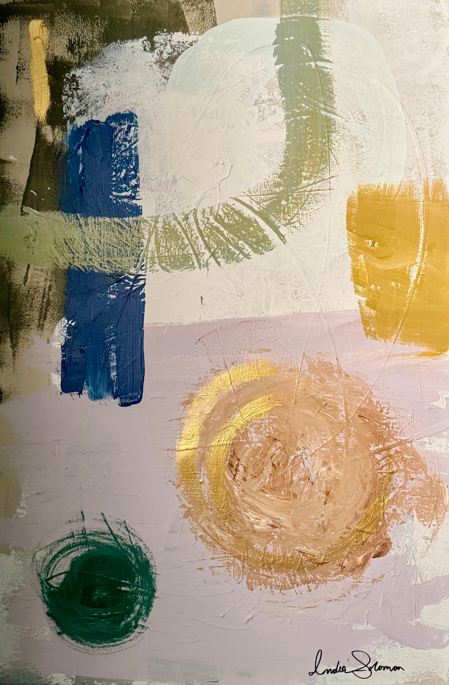 Quiet Time - 24 x 36 by India Solomon