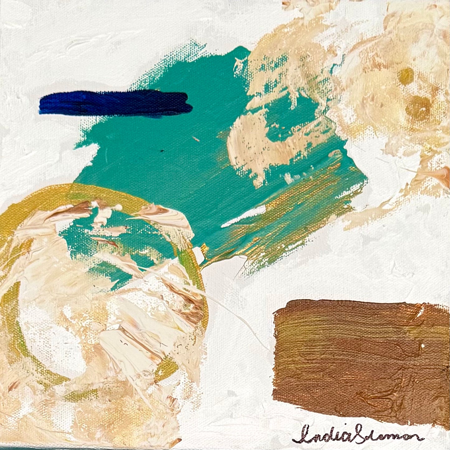 With the Wind II - 8” x 8” by India Solomon