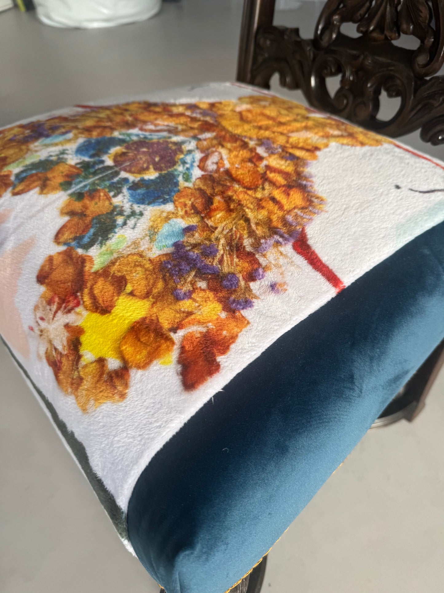 “Wild” Antique Carved Wooden Chair