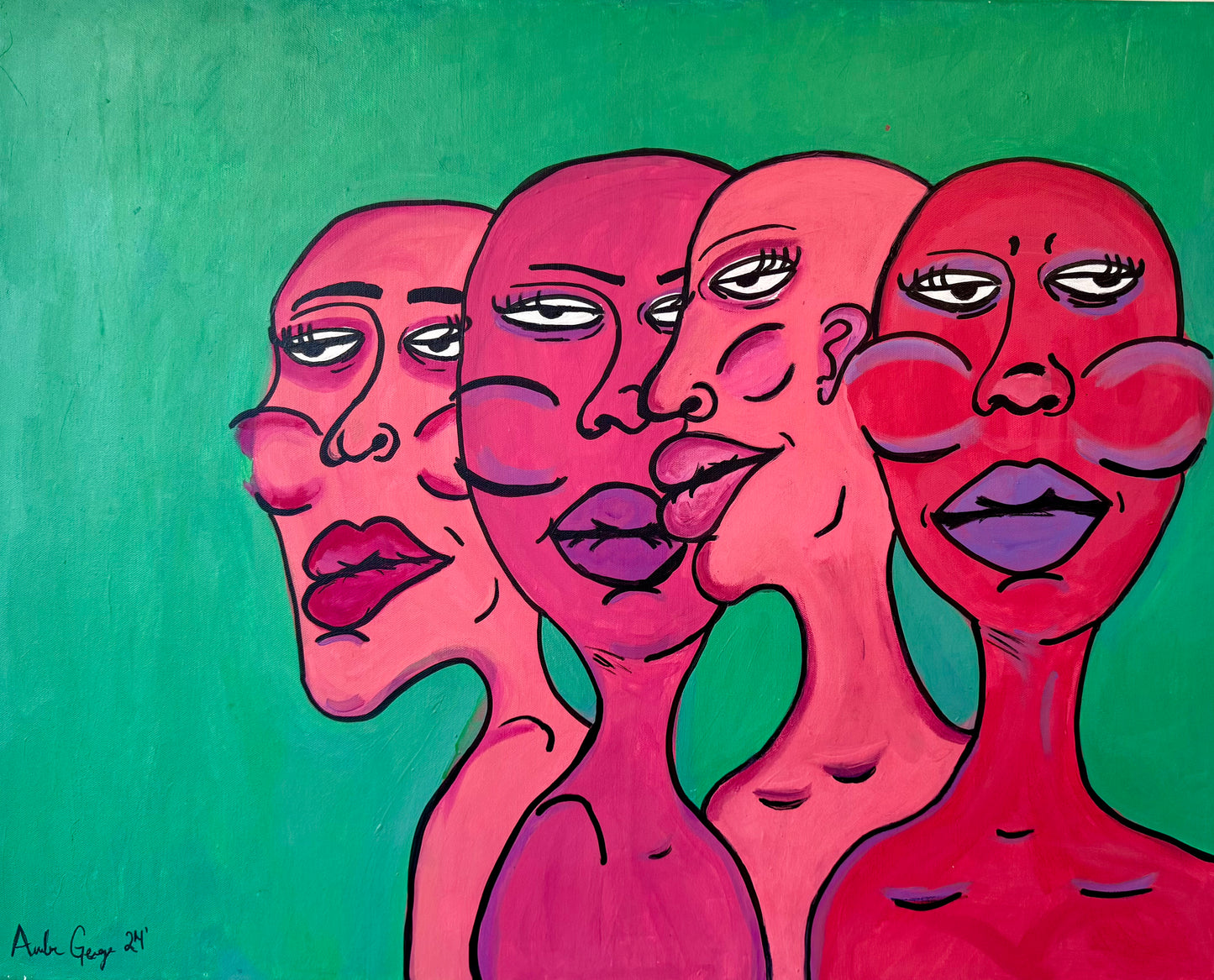 Muses - 30 x 24 by Amber George