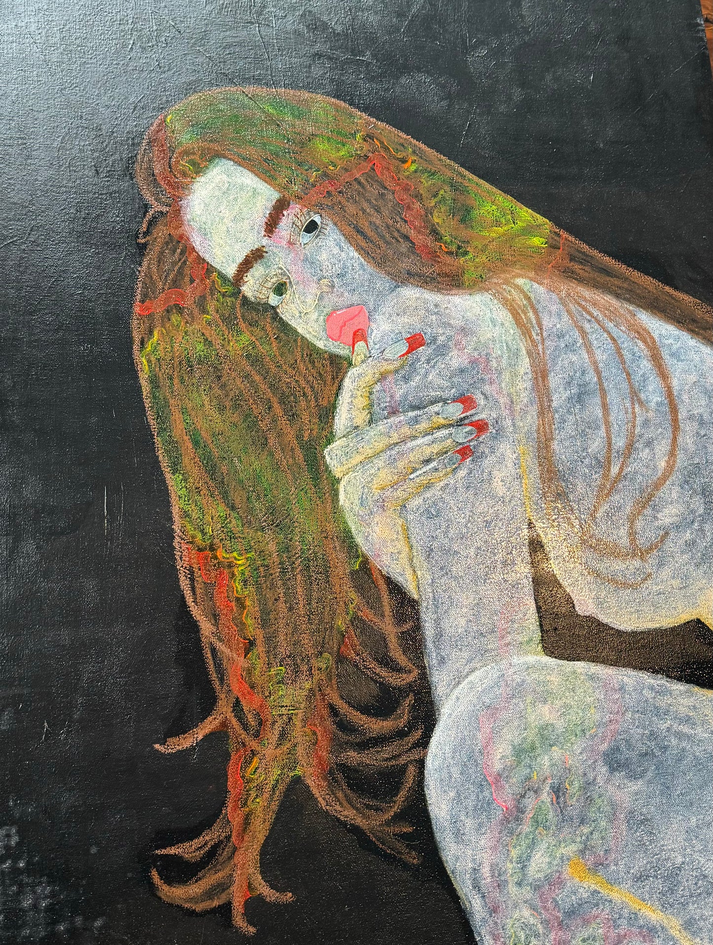 French Tips - 24x36 by Lilyanna Bacon