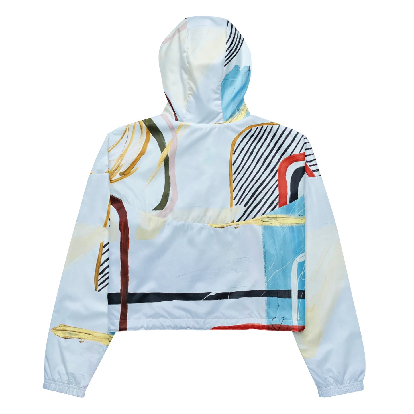 Bridges Cropped Windbreaker by India Solomon