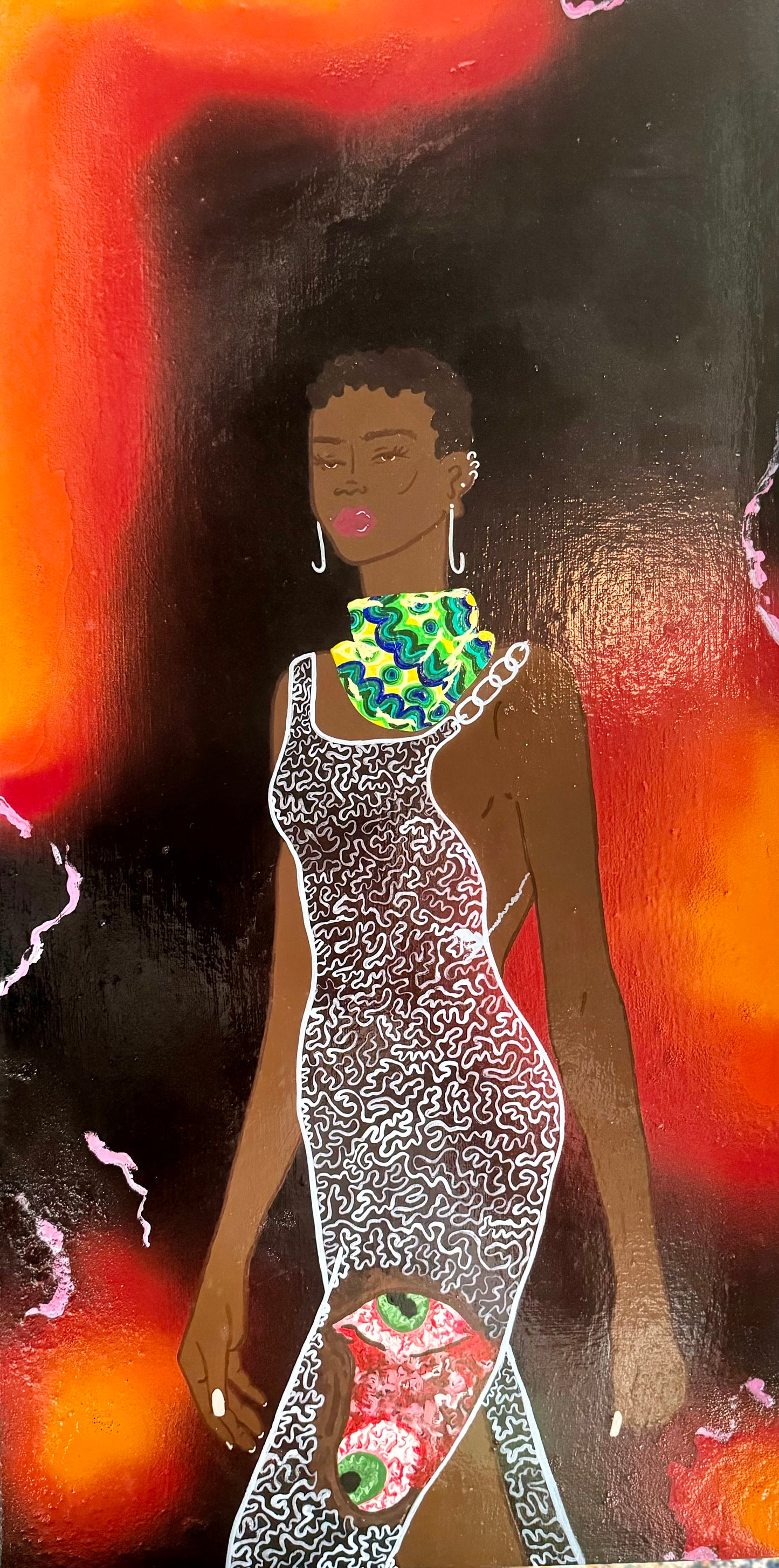 Okay Loser - 12x24 by Lilyanna Bacon