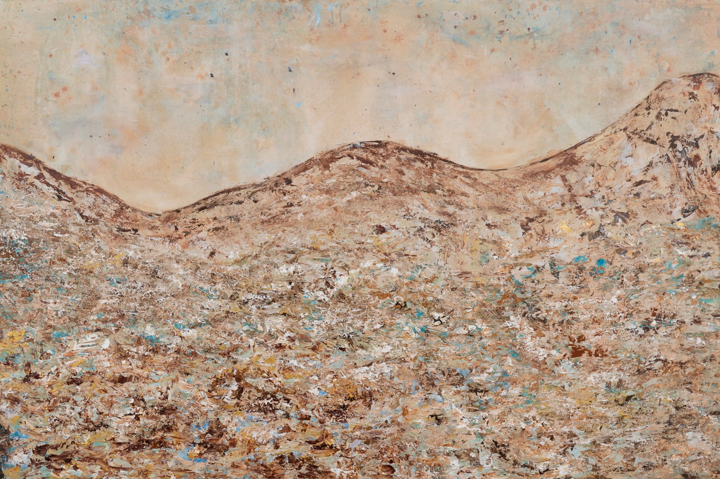 Her - Contemplation; Rising - 72 x 48 by Shay Gabbara